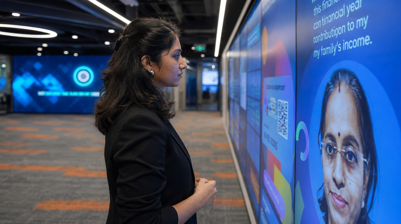 Interacting with the screen at protean